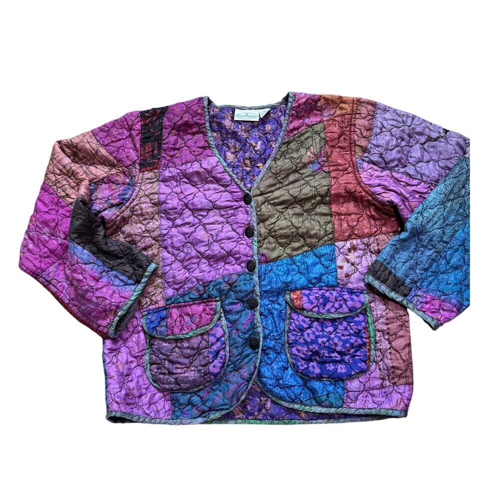 Patchington Quilted Silk Jacket - image 1